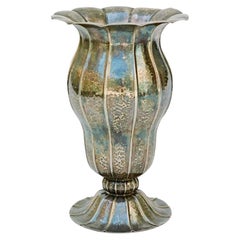 Josef Hoffmann, Wiener Werkstätte, Silver Vase, c. 1925 Antique Josef Hoffmann, Wiener Werkstätte, Silver Vase, c. 1925