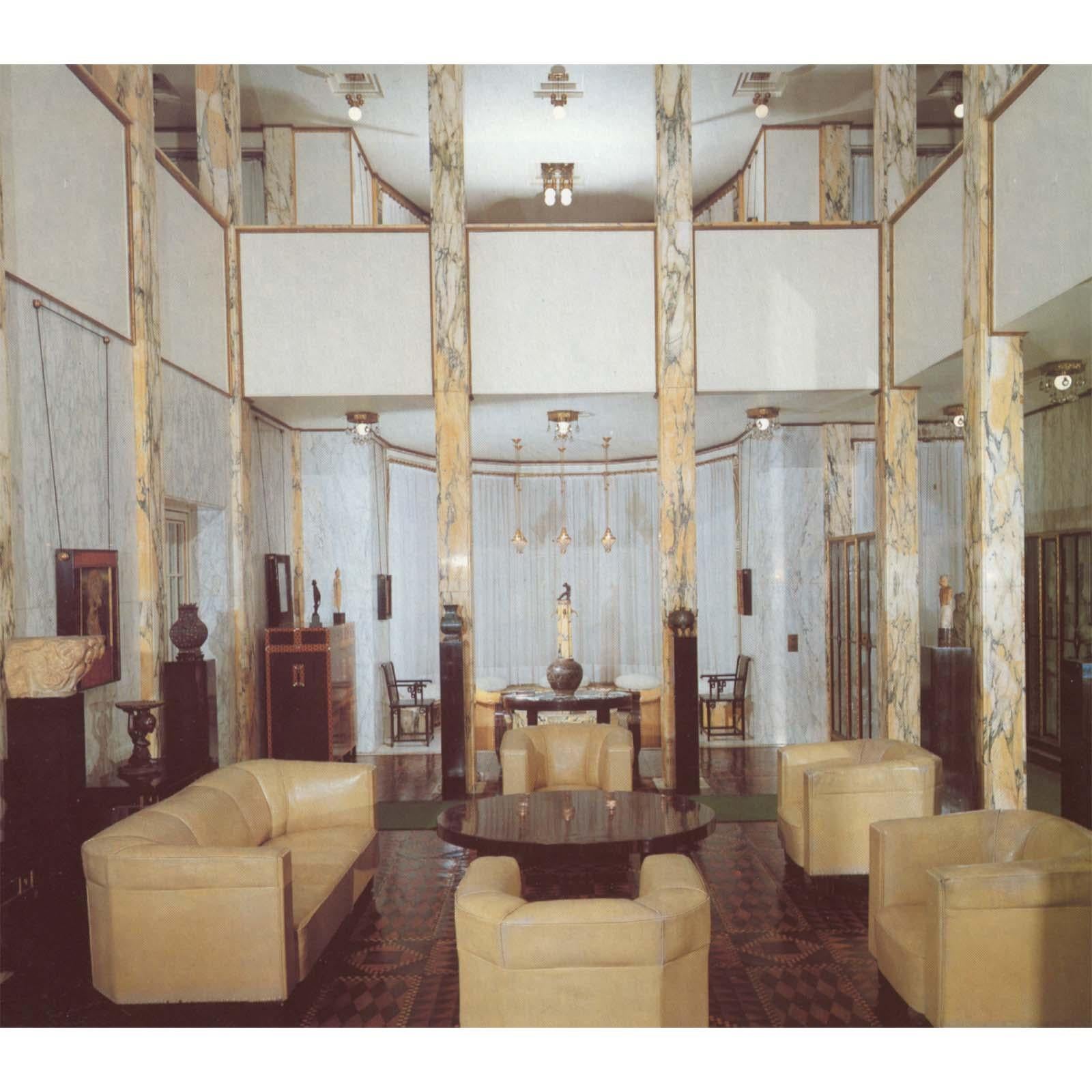 Josef Hoffmann & Wiener Werkstätte Stoclet Palais, Ceiling Lamp Brass Re-Edition For Sale 1