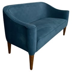 Josef Hoffmann Wiener Werkstätte Style Sofa Settee, 1980, Italy