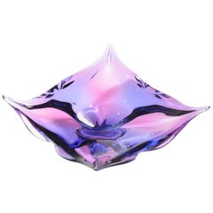 Josef Hospodka Art Glass Bowl, Chribska Glass Union, circa 1960