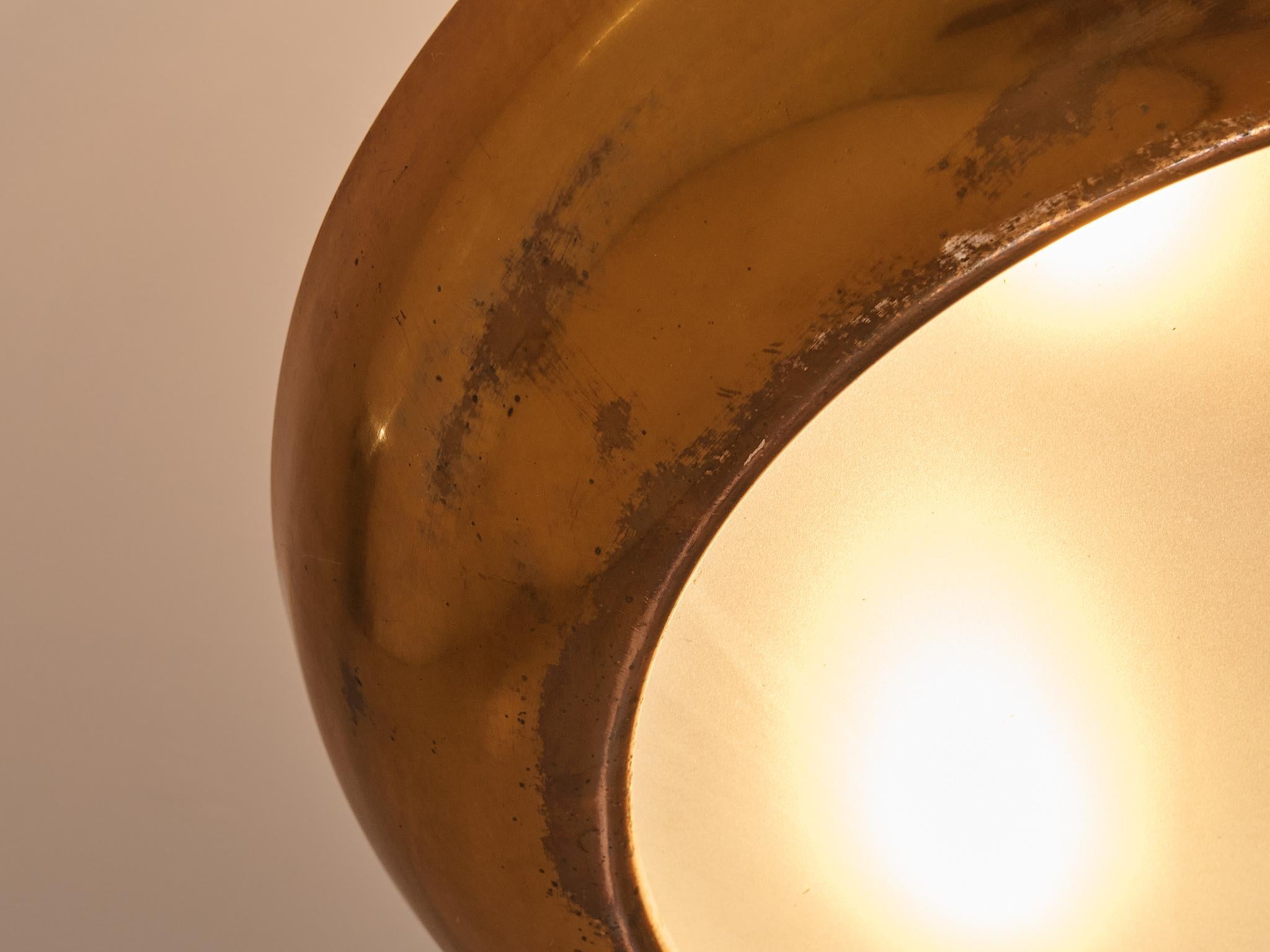 Mid-20th Century Josef Hurka for Napako Pendant in Copper-Plated Metal 