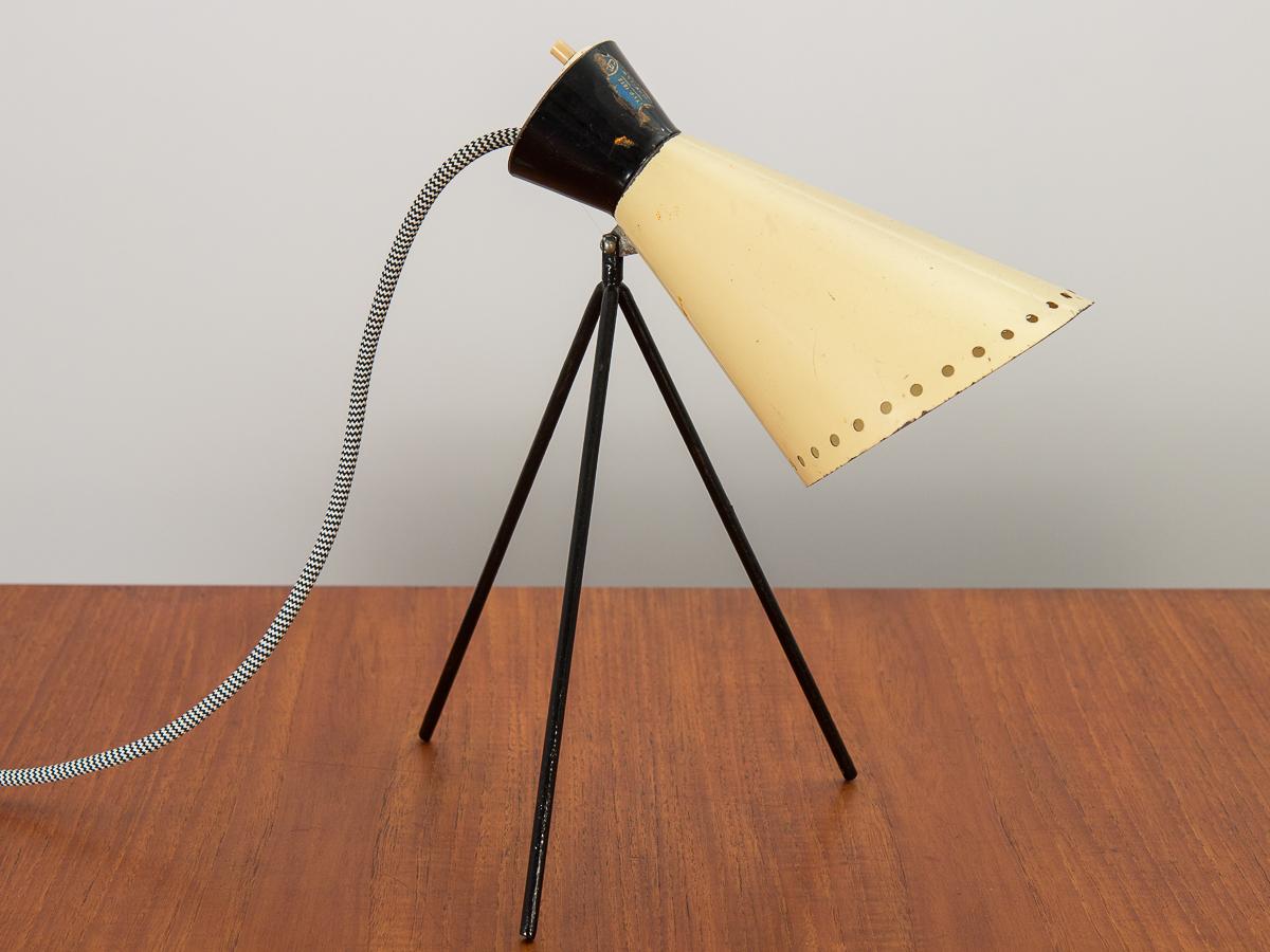 Czech Josef Hurka Tripod Lamp for Napako For Sale