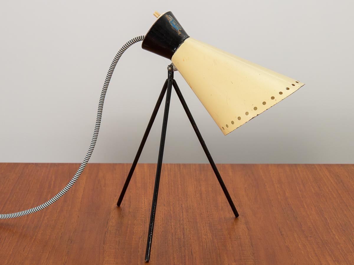 Enameled Josef Hurka Tripod Lamp for Napako For Sale