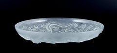 Josef Inwald. Colossal Art Deco art glass bowl in Barolac glass.