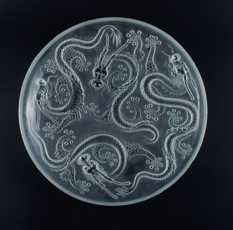 Ceco Josef Inwald, Ciotola grande in vetro artistico Barolac in vendita