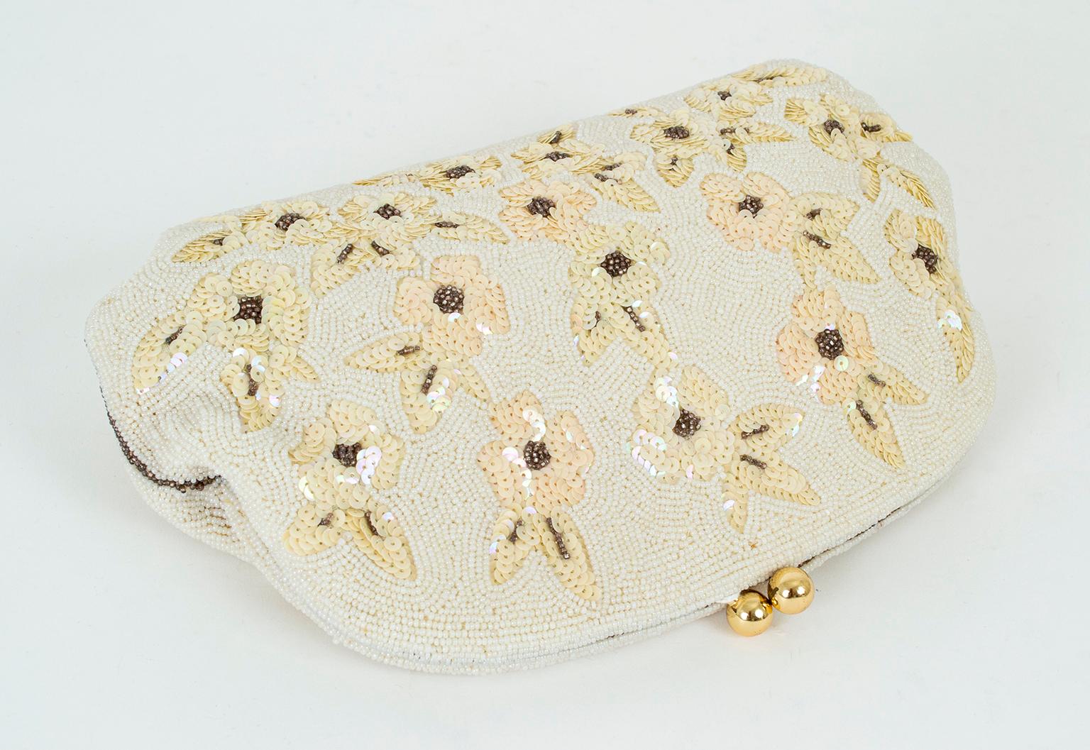 ivory clutch bridal