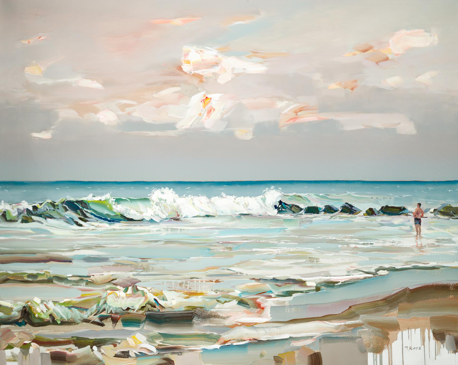 Always On The Search - Painting by Josef Kote