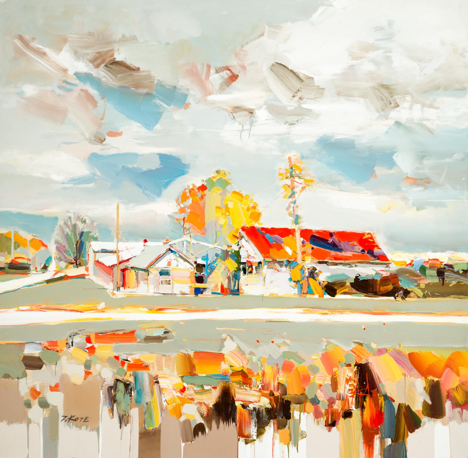 Journey To A Magical Place - Painting by Josef Kote