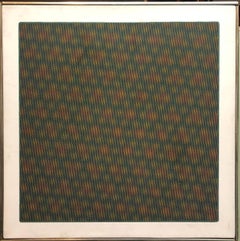 Op Art 1971 Kinetic Oil Painting Pop Art Artist