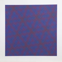 Josef Levi, "Purple, " Screenprint, 1970