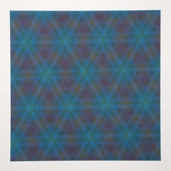 K-GRBB, sérigraphie Op Art de Josef Levi