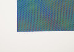 K-GRGB, Op Art Screen Print by Josef Levi