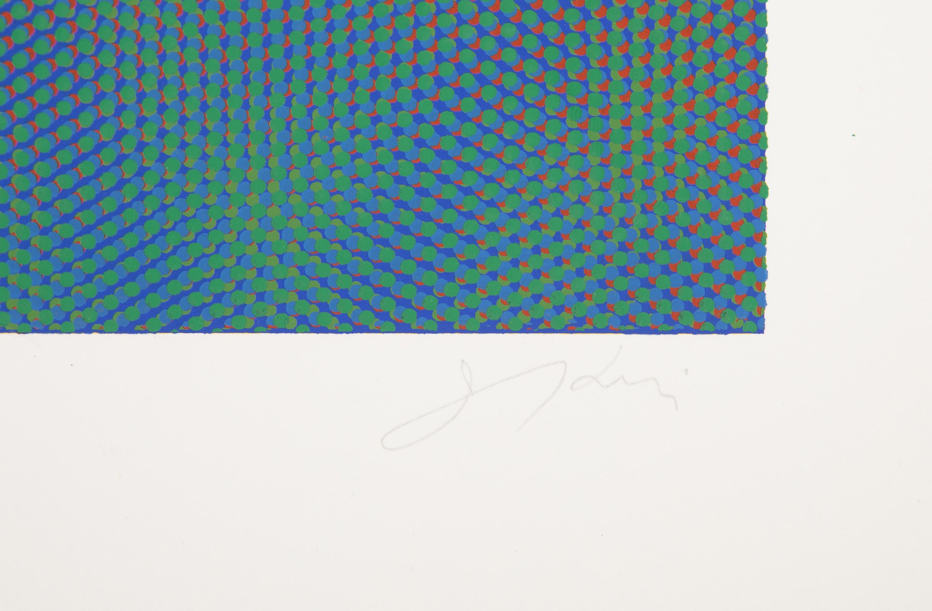 K-GRGB, Op Art Screen Print by Josef Levi For Sale 3