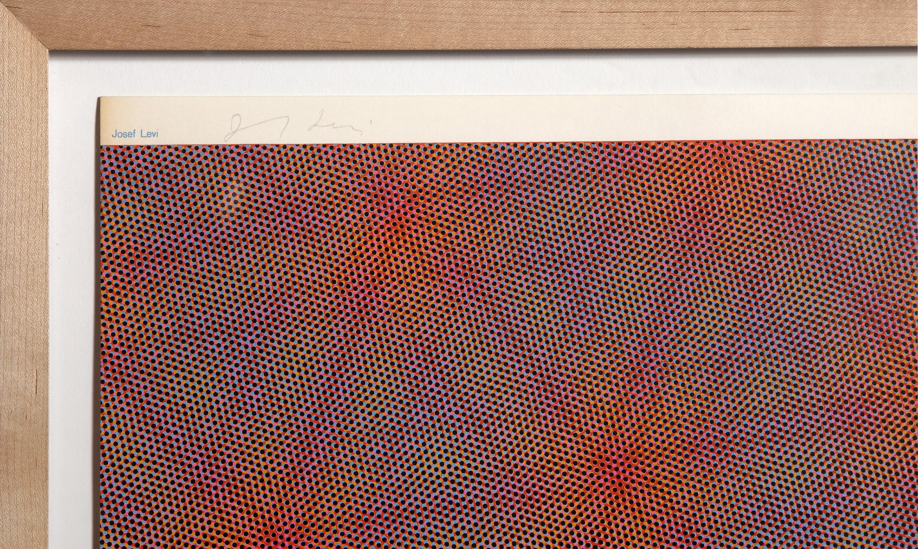 Karen, OP Art Screenprint by Josef Levi 3