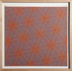Karen, OP Art Screenprint by Josef Levi