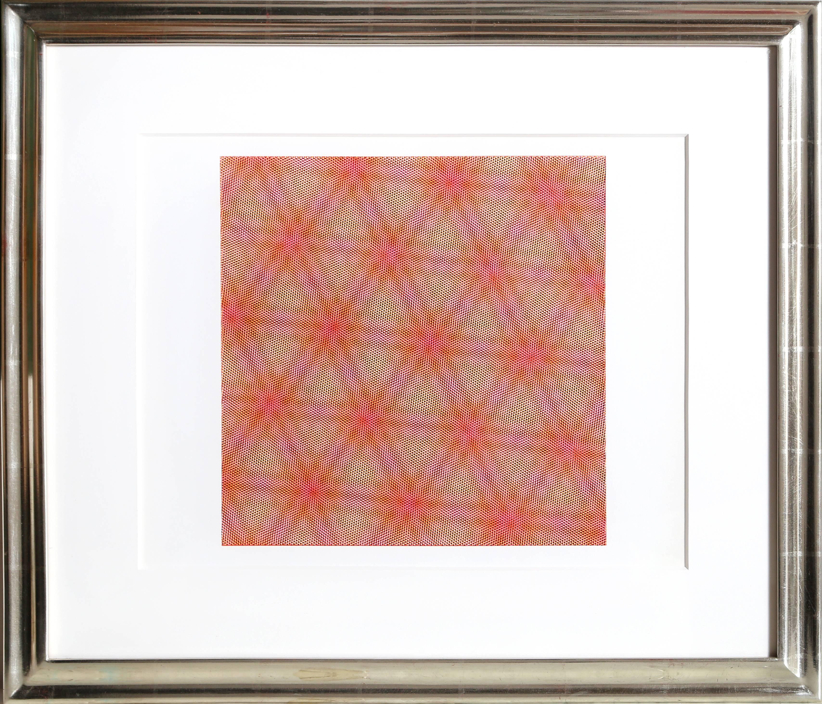 Karen Karen, Abstrakter geometrischer OP Art-Raumteiler von Josef Levi