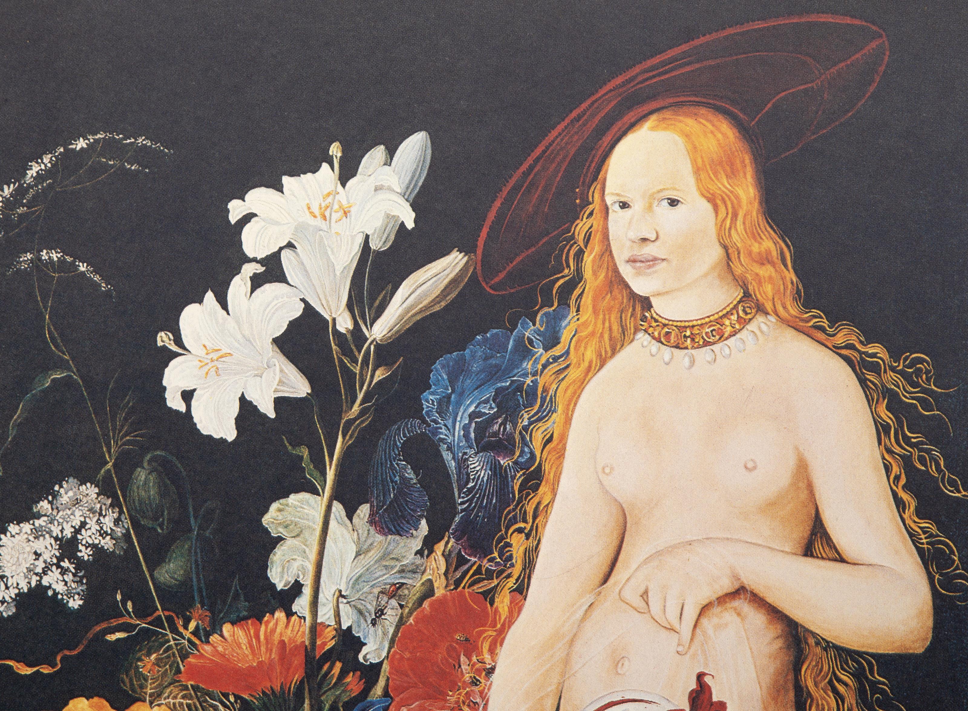 Still Life with Cranach and De Heem, Pop Art Screenprint by Josef Levi For Sale 1