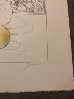Still Life with German Master Pop Art Serigraph Hand Signed