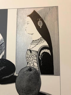 Bodegón con Hans Maler Serigrafía Pop Art Firmada a Mano