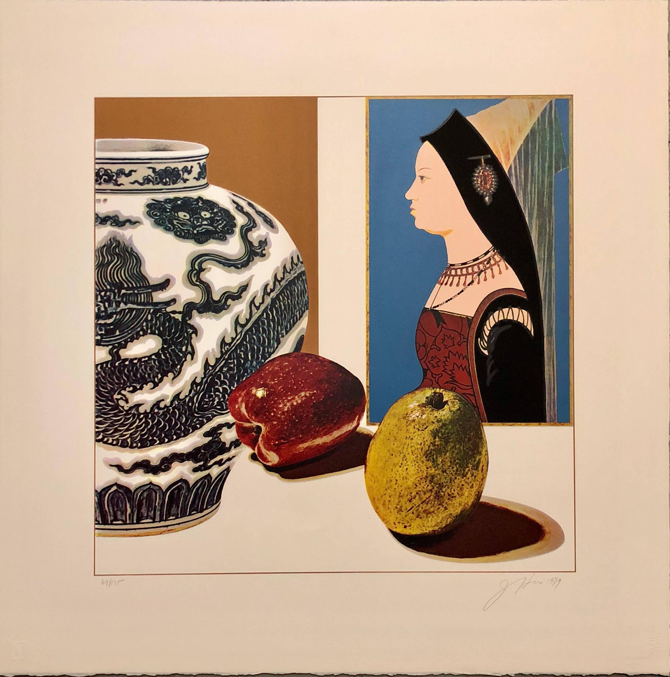 Josef Levi Interior Print - Still Life with Hans Maler Pop Art Triptych Serigraph Suite Hand Signed