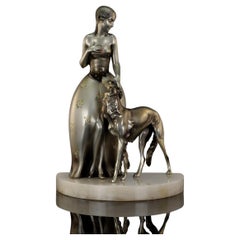 Josef Lorenzl, an Art Deco Bronze Figurine, Vienna Austria, circa 1925