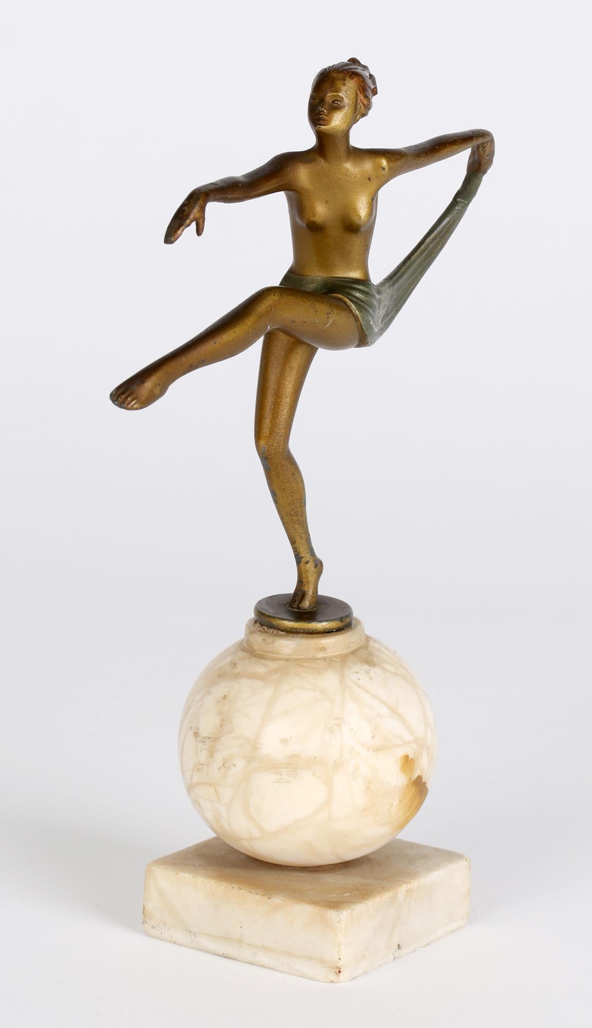 Josef Lorenzl Art Deco Cold Painted Dancing Sculptural Figure 7