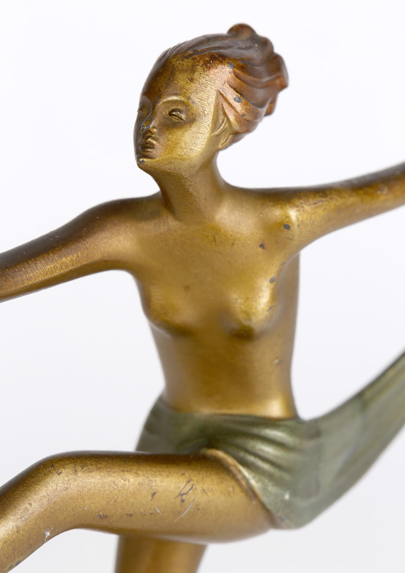 Josef Lorenzl Art Deco Cold Painted Dancing Sculptural Figure 2