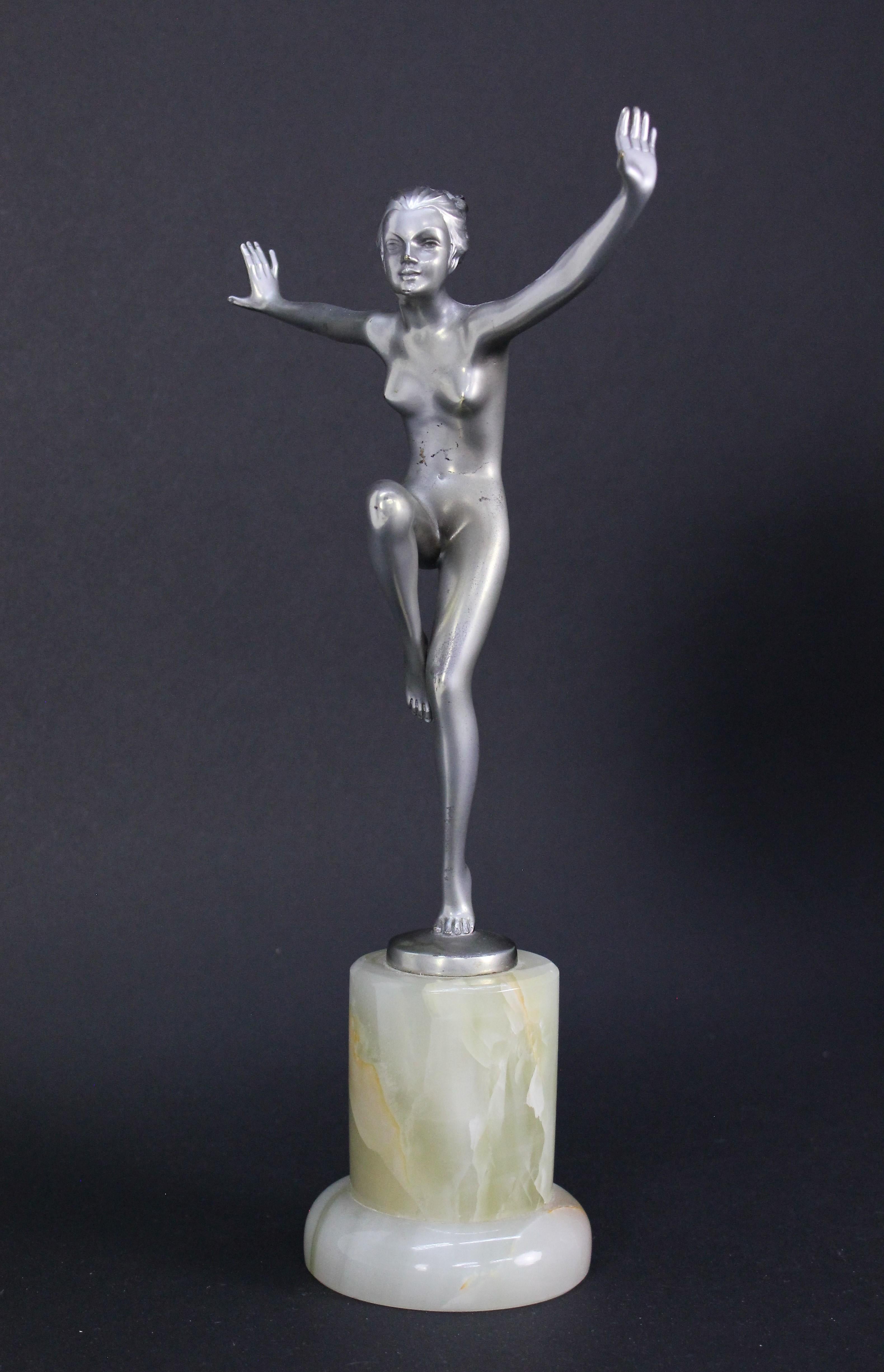 Josef Lorenzl Art Deco Sculpture, 1930s For Sale 2