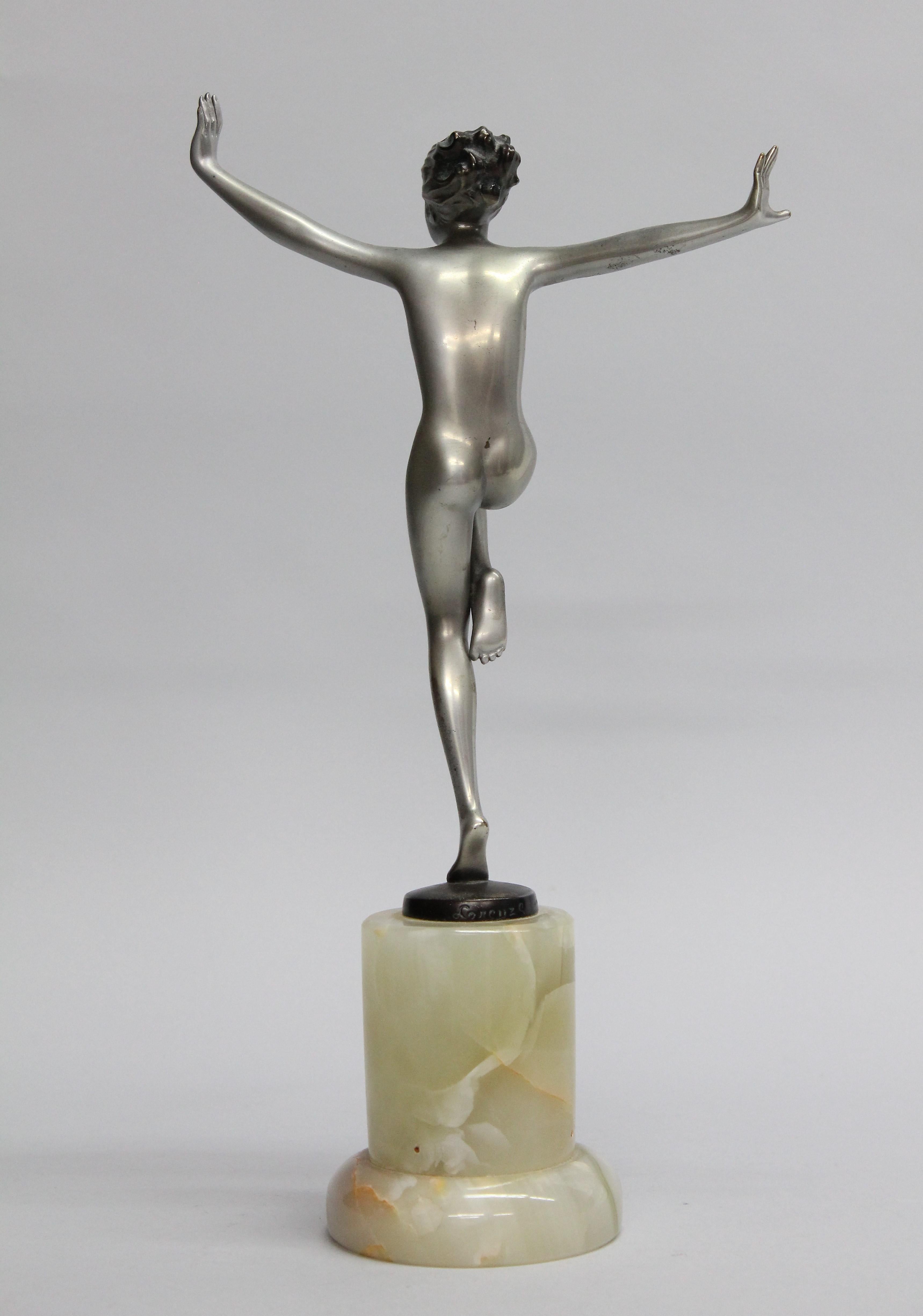 Austrian Josef Lorenzl Art Deco Sculpture, 1930s For Sale