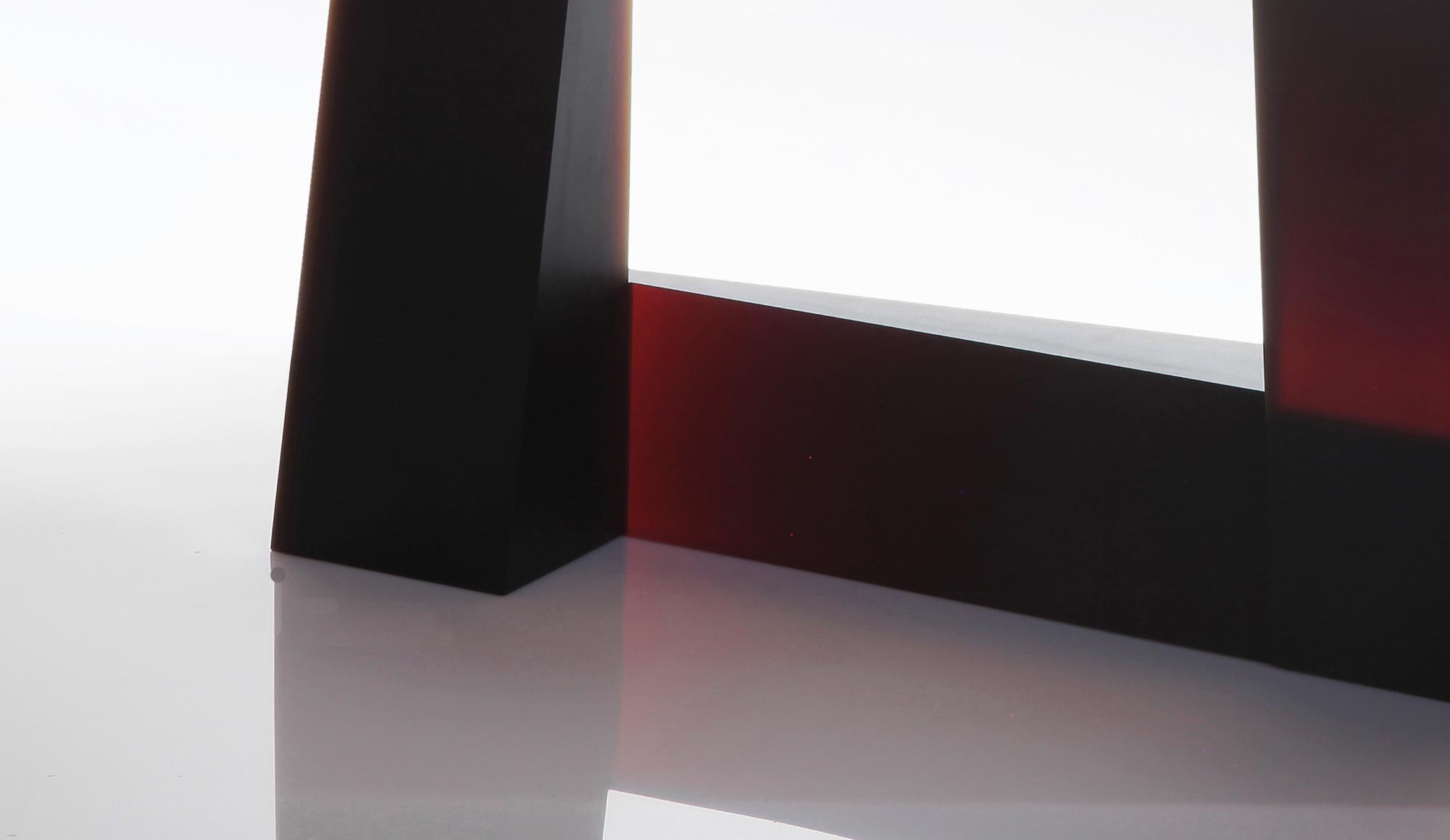 Sculpture minimaliste en verre de l'artiste tchèque Josef Marek en vente 2