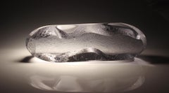 Sculpture en verre coulé "Hidden" de l'artiste tchèque Josef Marek