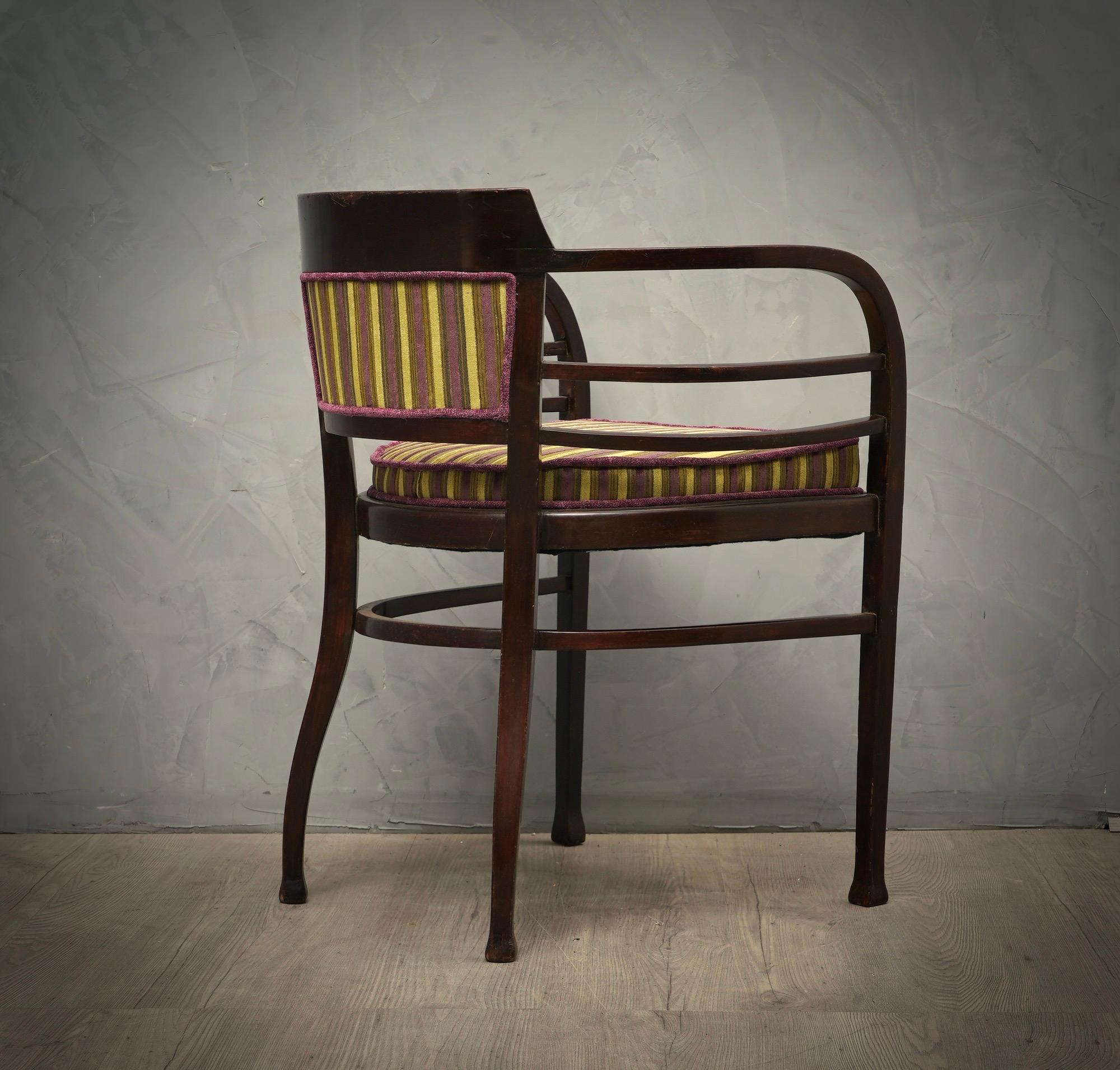 Josef Maria Olbrich for Thonet Desk Armchair, 1910 In Good Condition In Rome, IT