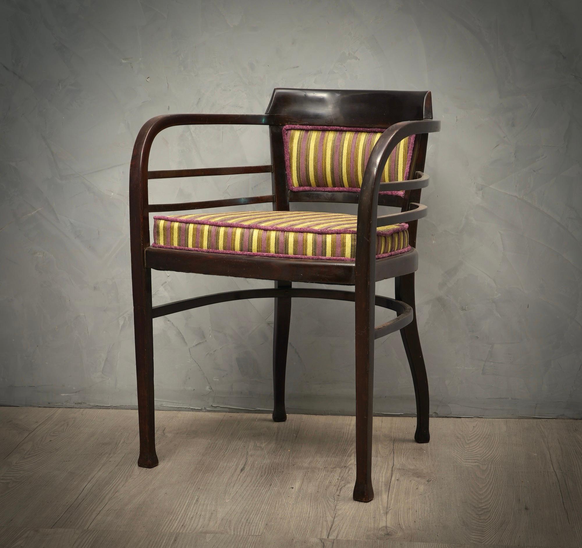 Early 20th Century Josef Maria Olbrich for Thonet Armchair, 1910 For Sale