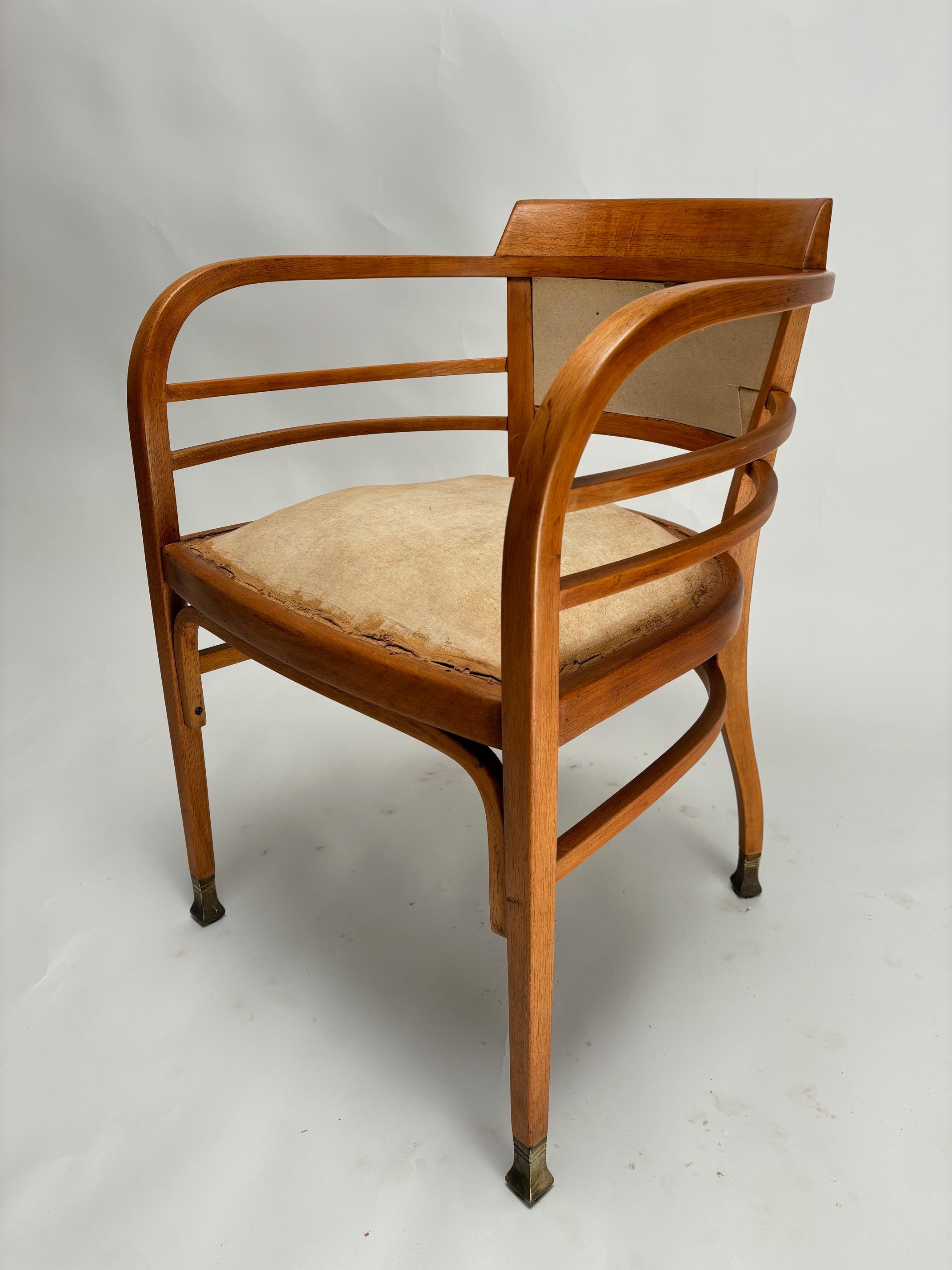 Paire de fauteuils de Josef Maria Olbrich pour Thonet, Autriche, 1910 en vente 3