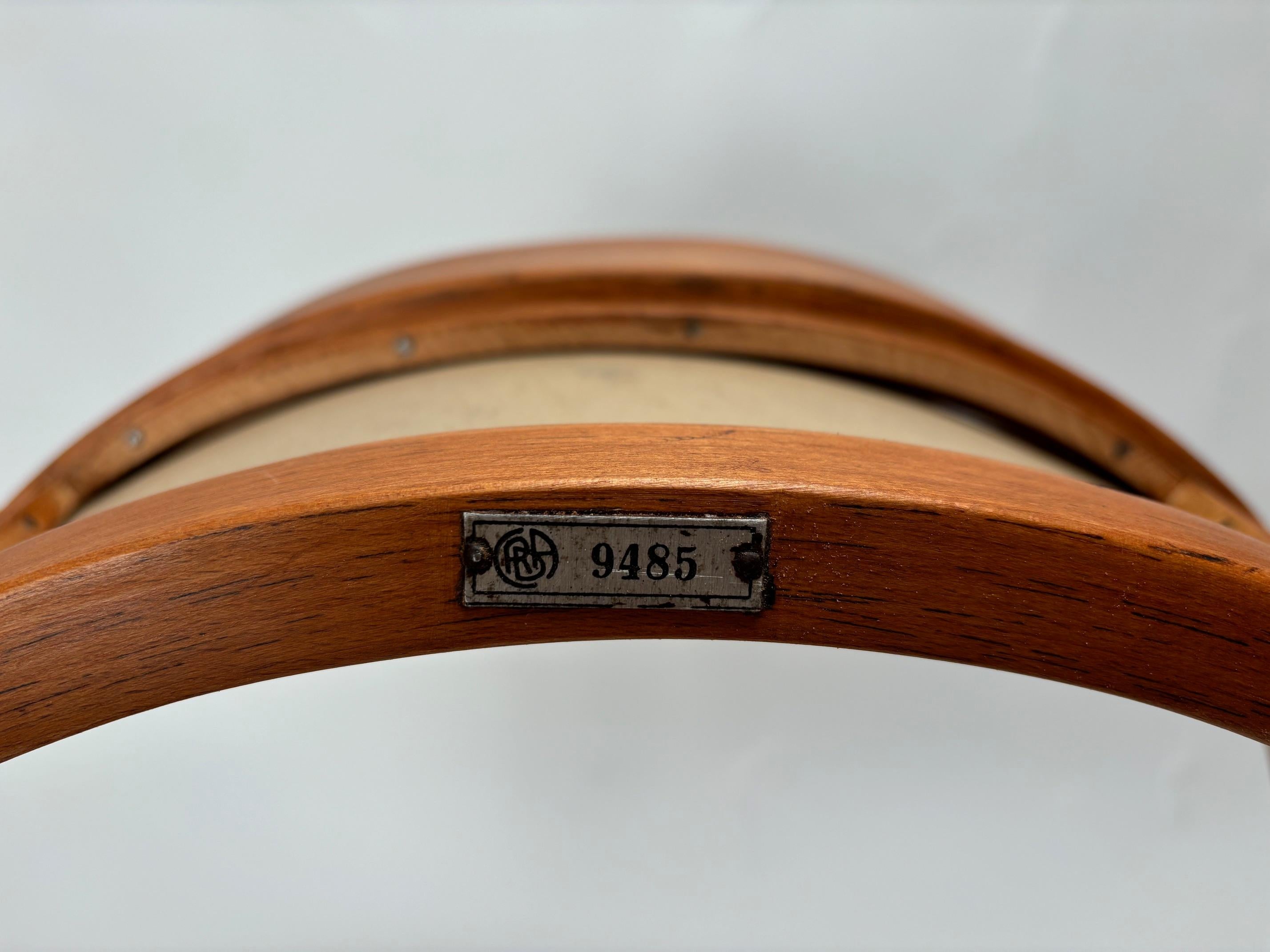 Bois cintré Ensemble de 4 fauteuils de Josef Maria Olbrich pour Thonet, Autriche, 1910 en vente