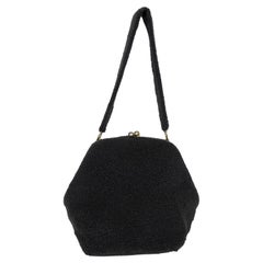 Josef of Belgium Hexagon Glass Beaded 1940s Handbag
