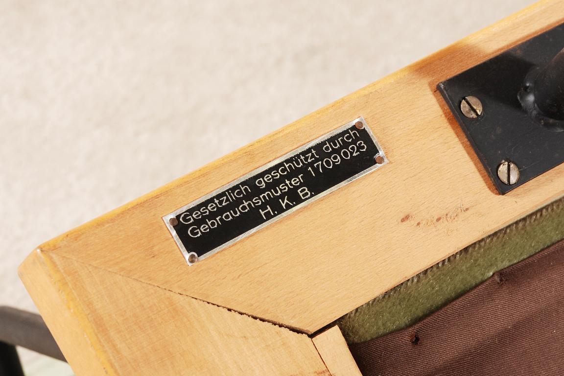 Minimalistisches Tagesbett von Josef Pentenrieder, Umwandelbares Sofa für Hans Kaufeld, 1954 1