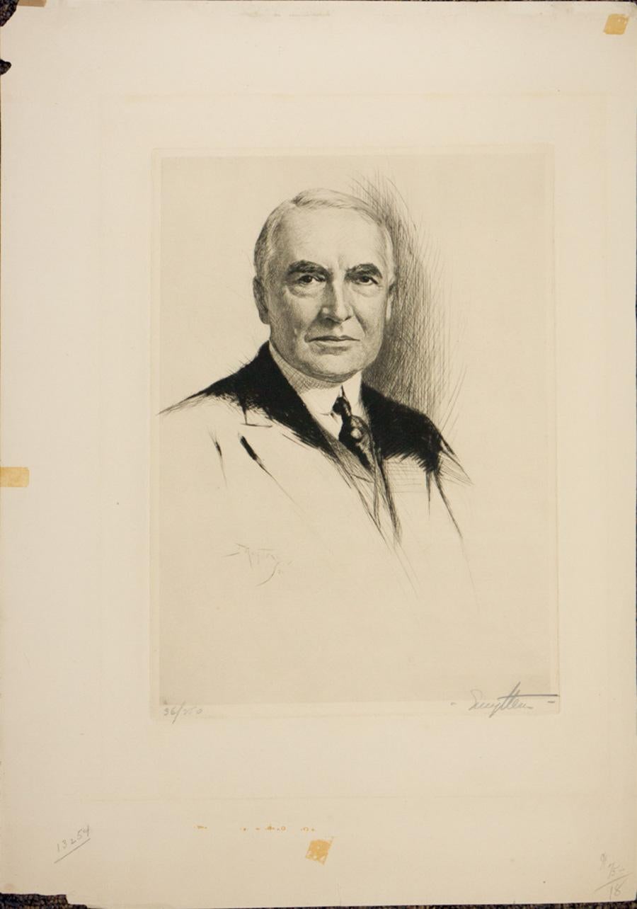 Warren G. Harding - Print by Josef Pierre Nuyttens