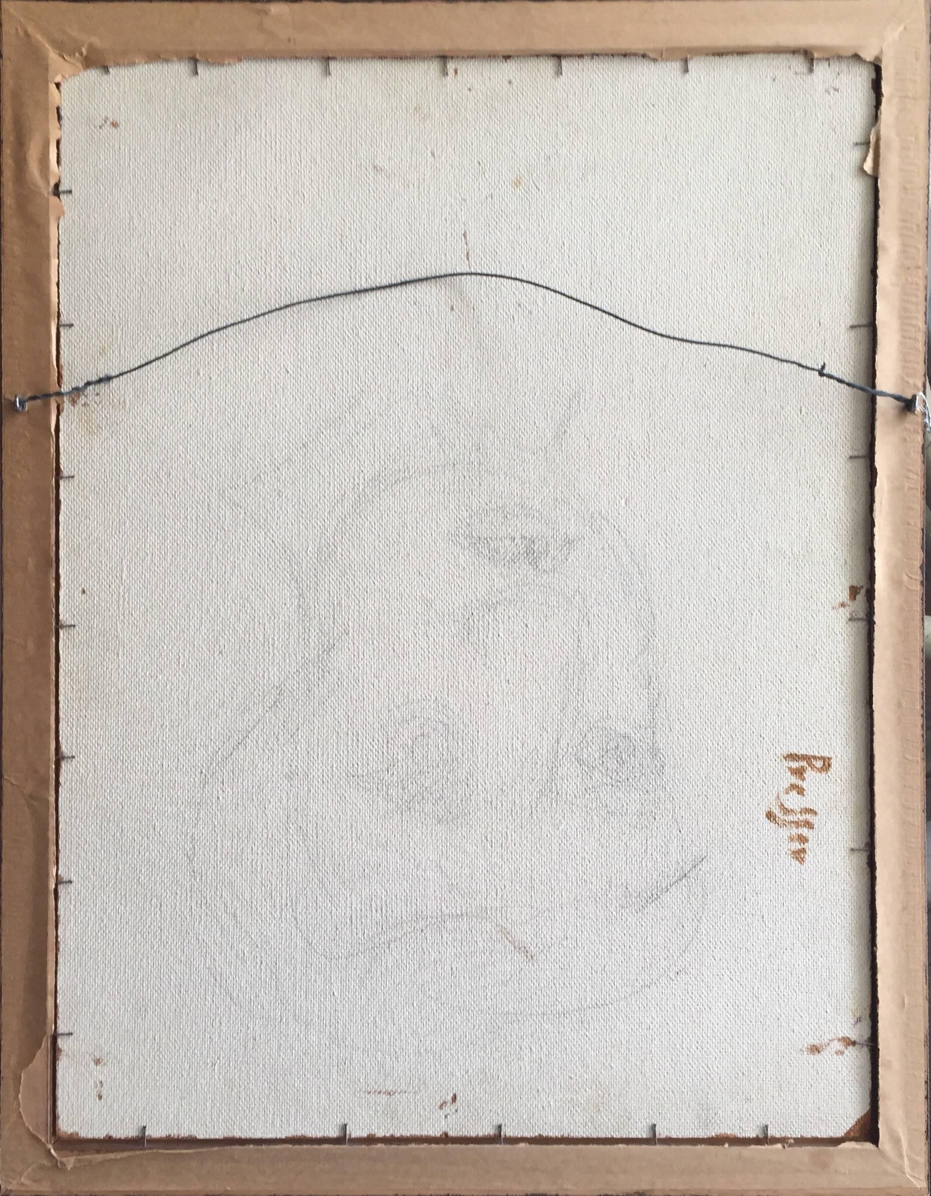 Unbenannt (Grau), Figurative Painting, von Josef Presser