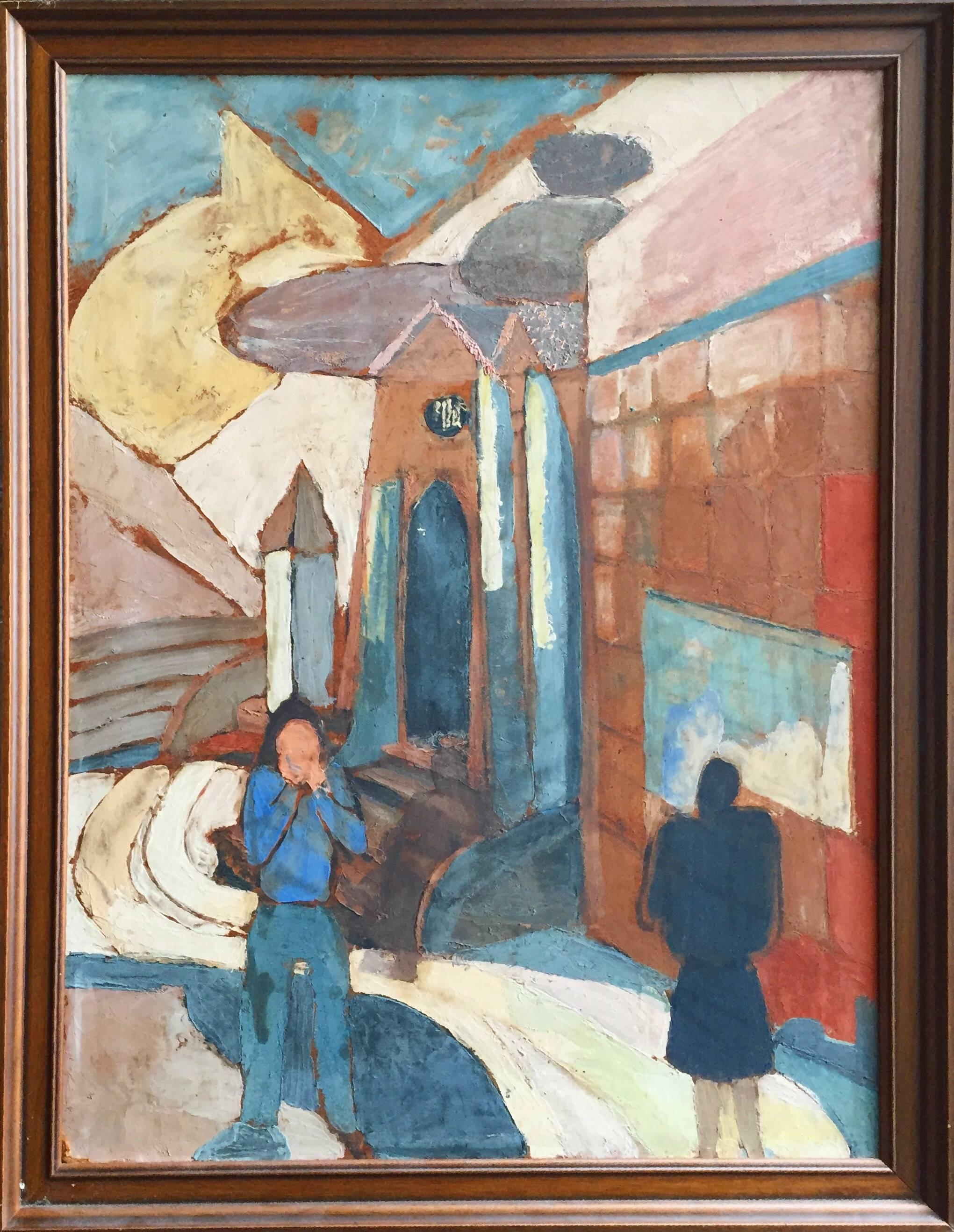 Josef Presser Figurative Painting – Unbenannt