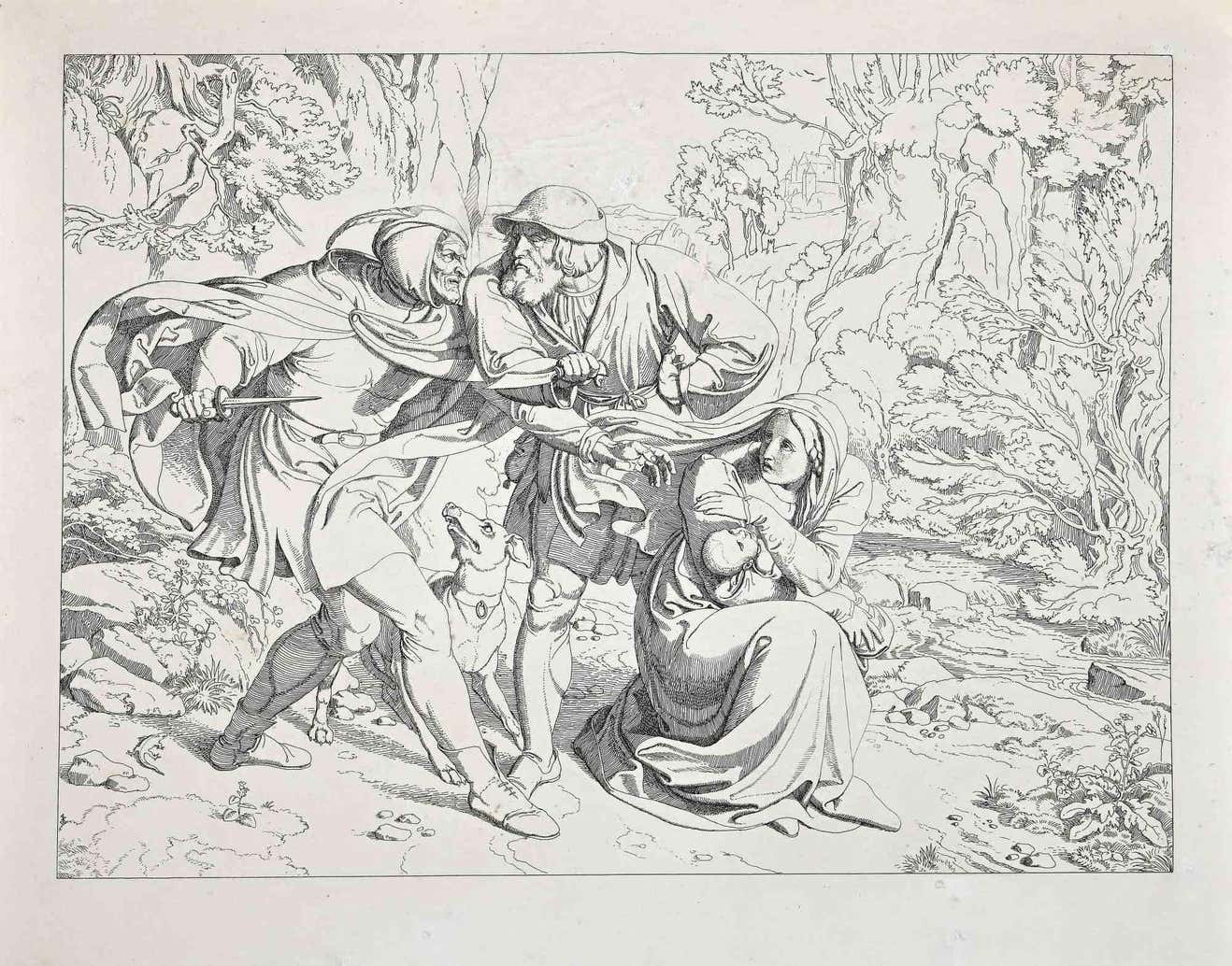 Josef Ritter von Führich - Scene from The Life and Death of Saint ...