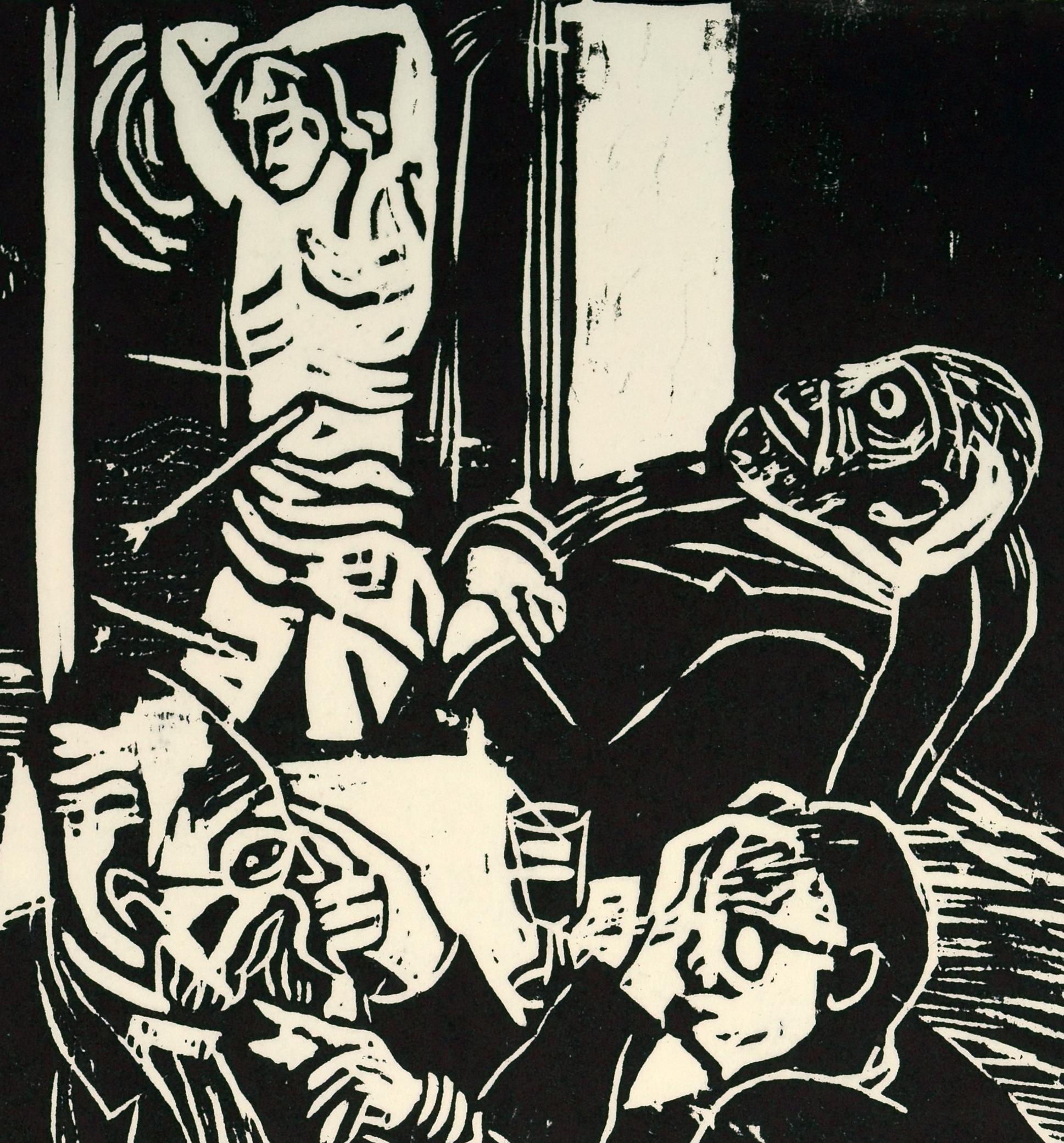 Burlas / - Escritorio Perpetradores - - Print de Josef Scharl