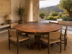 Josef Seiler, Rare Expanding Dining Table, Oak, Germany, 1920s