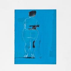 Josef Steiner (1899-1977), Nu féminin abstrait, daté de 1956