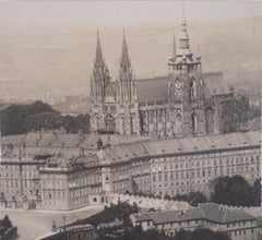 Repubblica Ceca : Castello di Praga - Fotografia originale alla gelatina d'argento