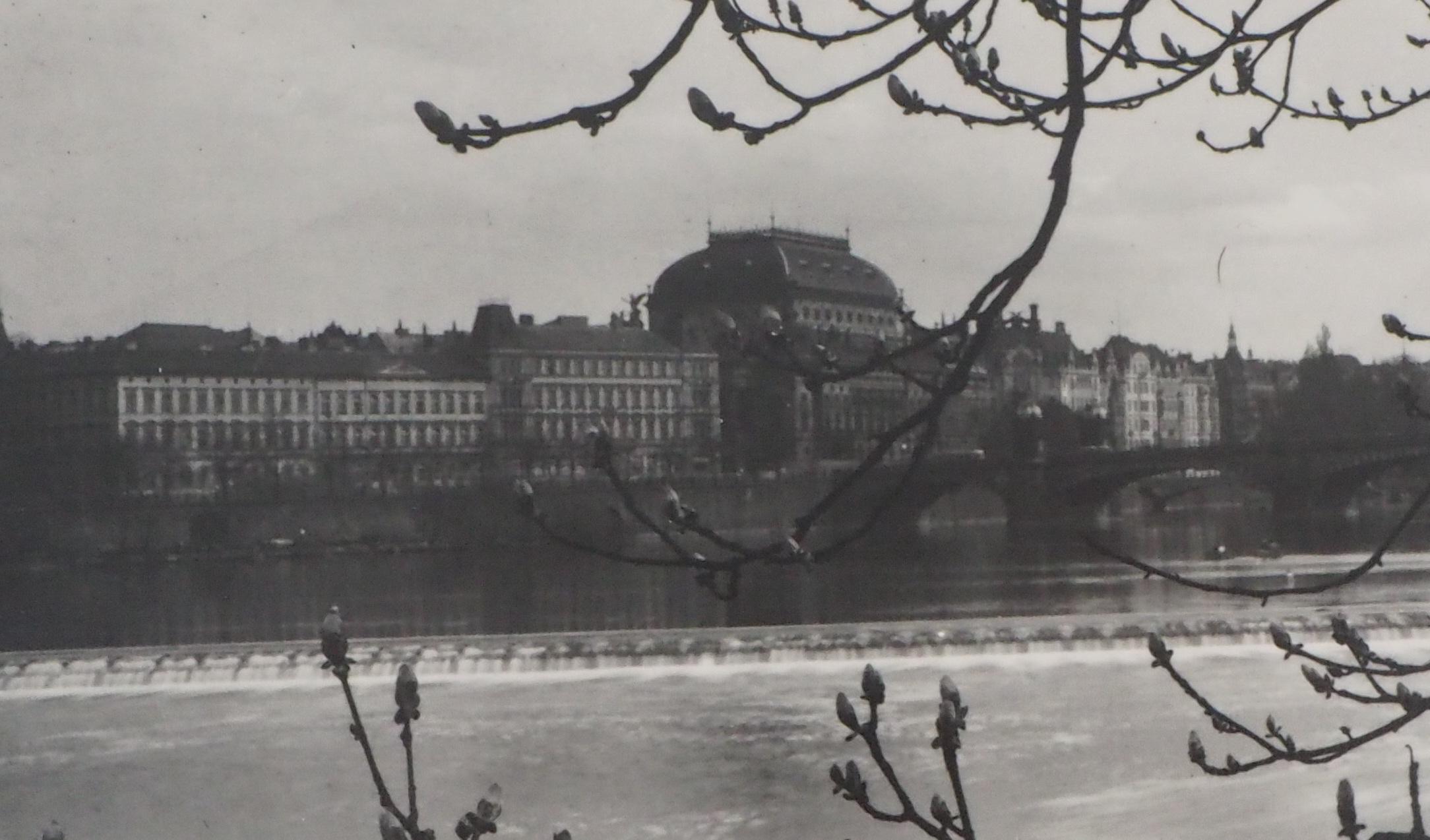 Prague : National Theatre - Original Hand Signed Gelatin Silver Photograph, 1963 For Sale 1
