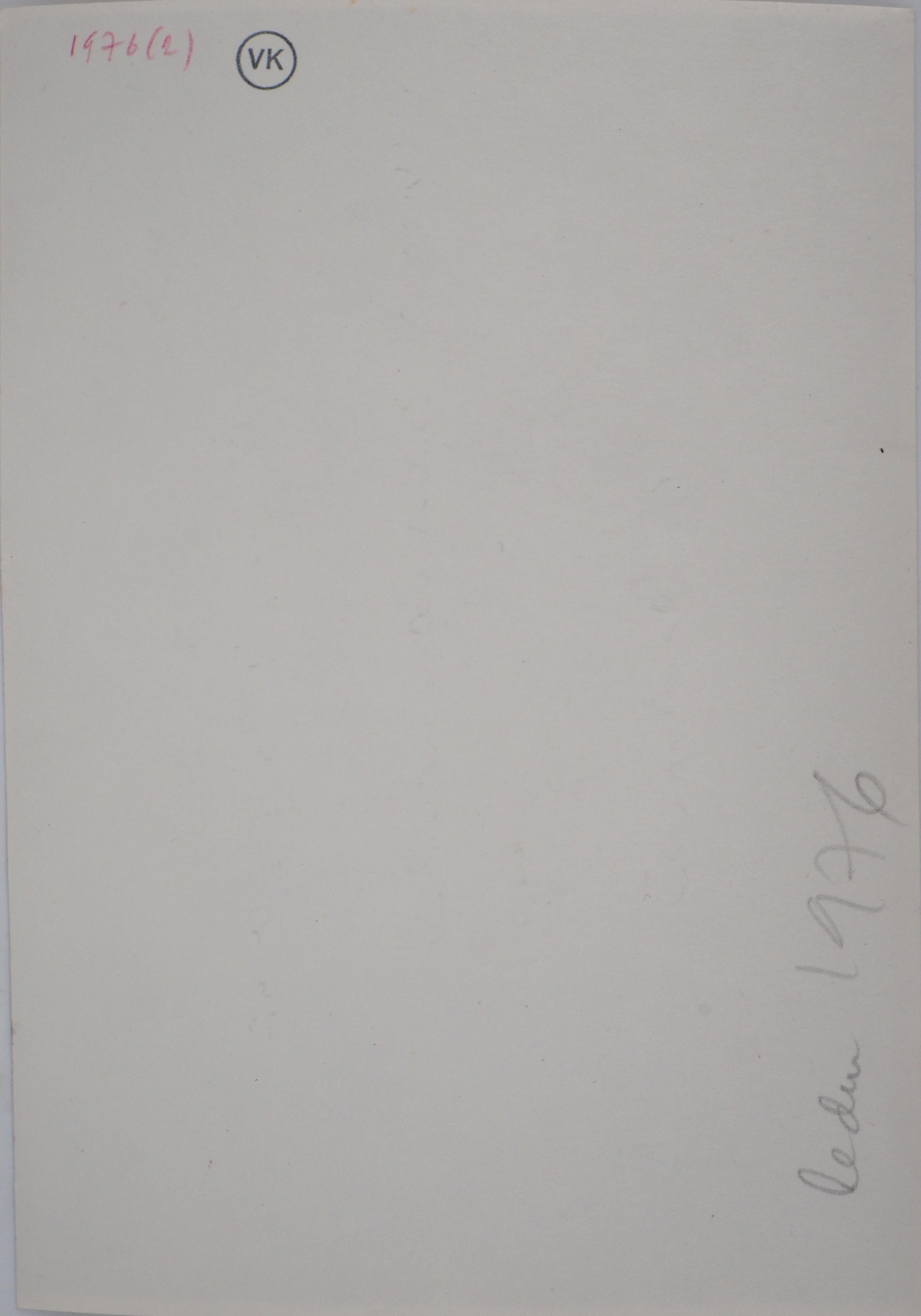 Prague : Royal Gardens - Original Hand Signed Gelatin Silver Photograph, 1976 For Sale 1