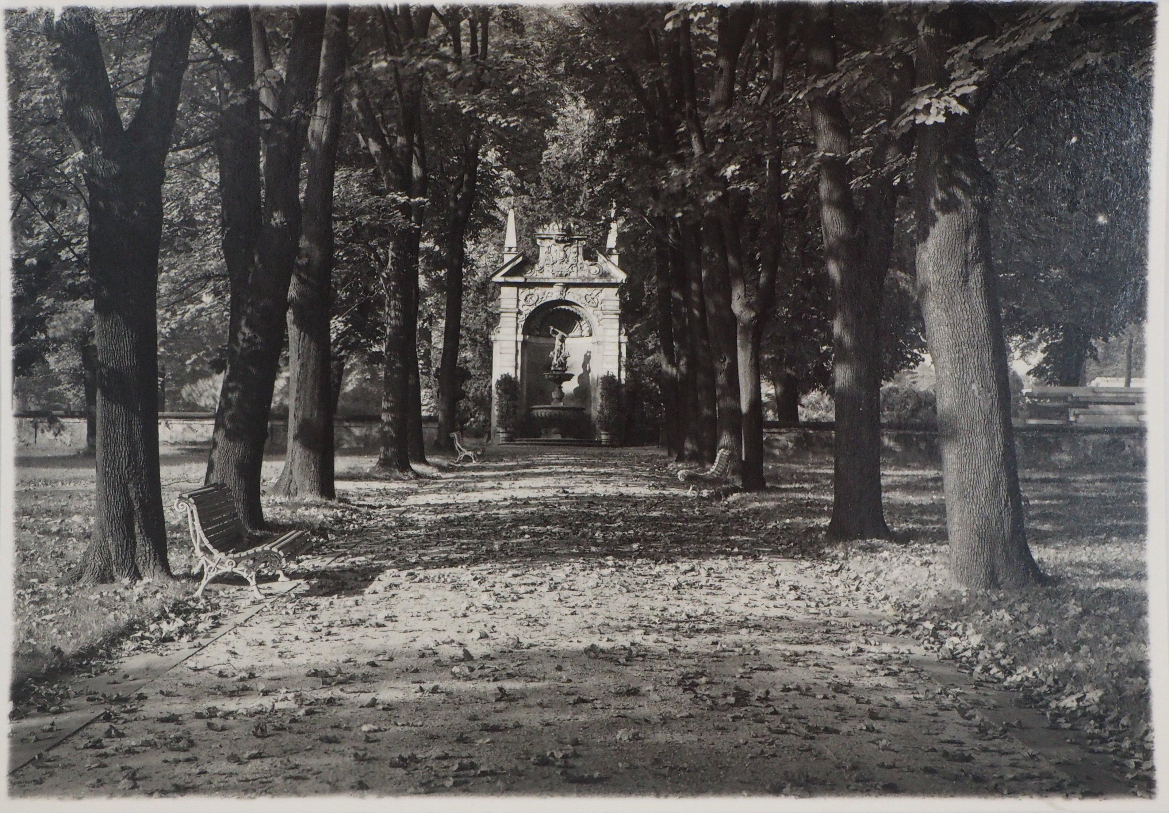 Josef Sudek Landscape Photograph - Prague : Royal Gardens - Original Hand Signed Gelatin Silver Photograph, 1976