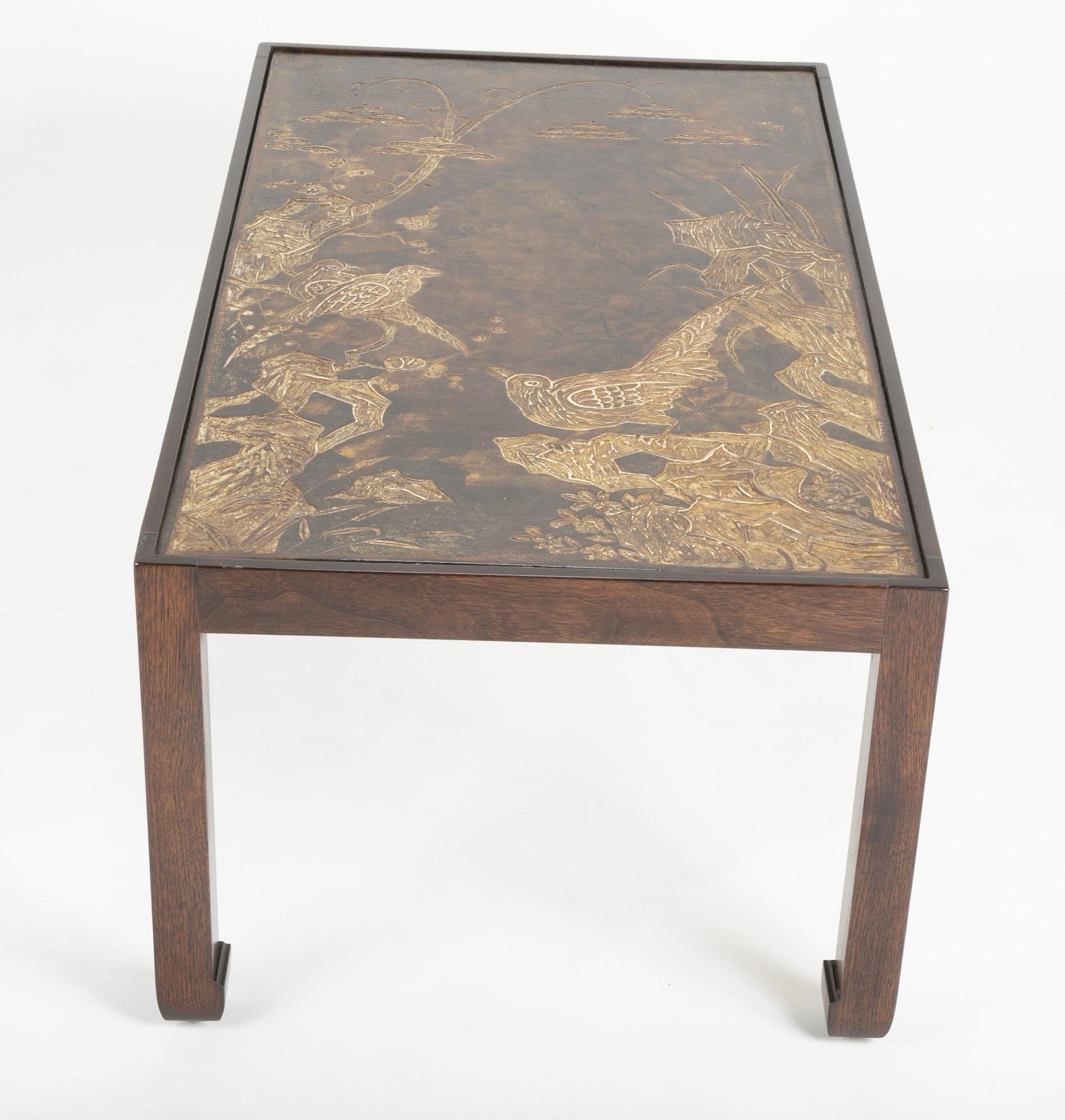 Mid-20th Century Josef Weilhammer Chinoiserie Modern Lacquered Coffee Table