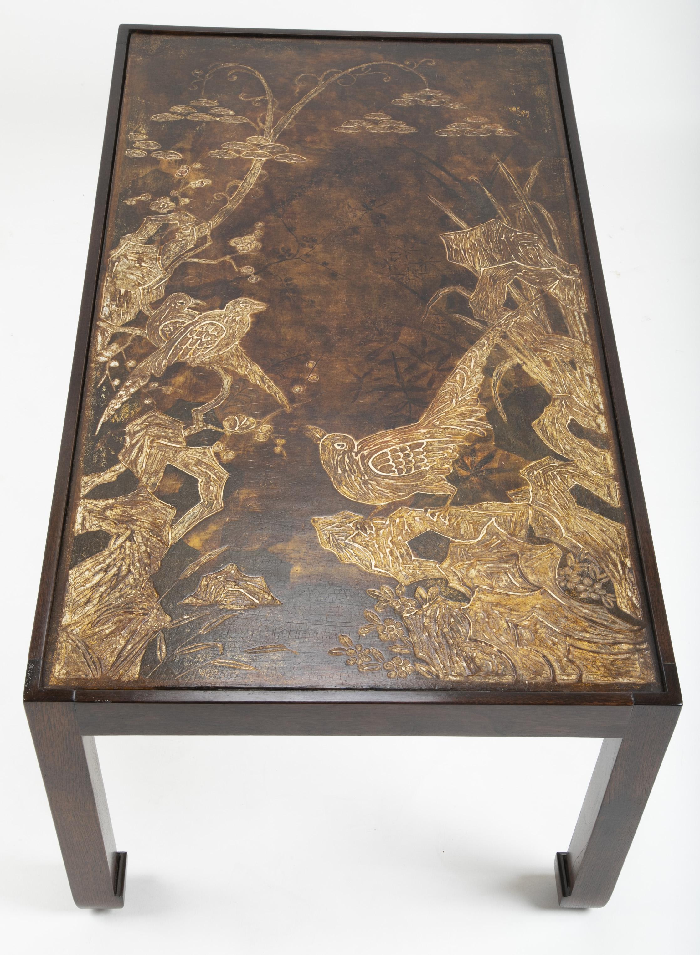 Josef Weilhammer Chinoiserie Modern Lacquered Coffee Table 1
